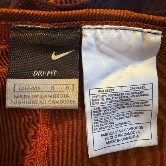 Nike Women's Tennis Skirt in Navy and Rust Size Large - Picture 6 of 7